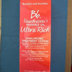 New bumble and bumble hayluronic treatment lotion 3.4 oz